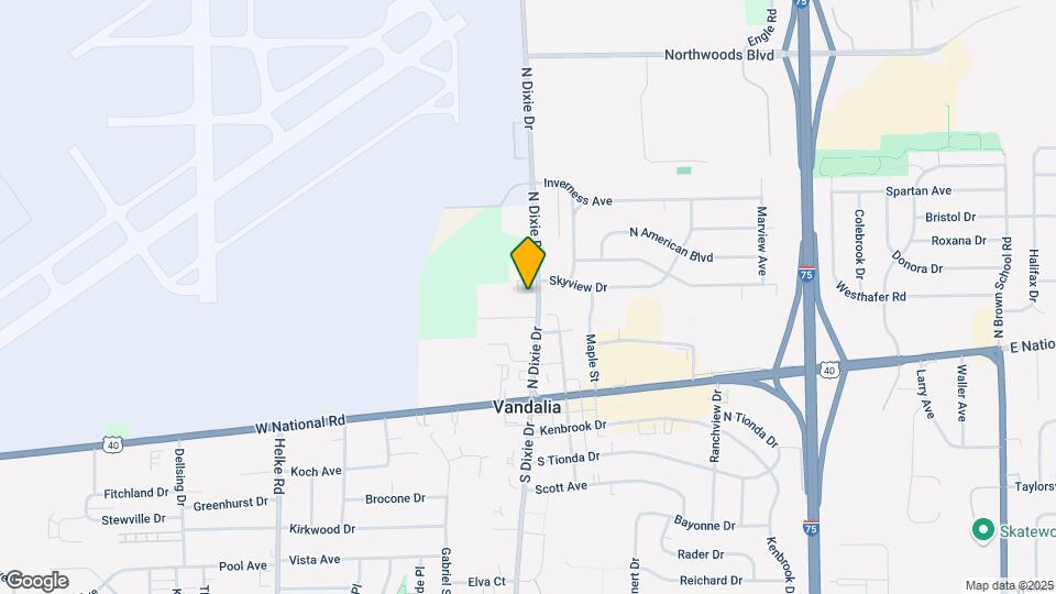 153 North Dixie Drive Map and Location Details