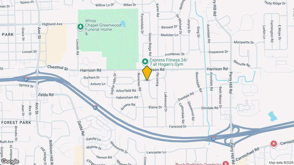 1100 Lombard Dr Map and Location Details