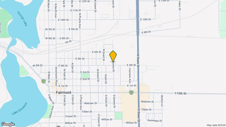 403 N Dewey St Map and Location Details