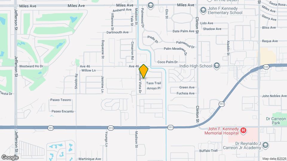 46253 Mesa Verde Trail Map and Location Details