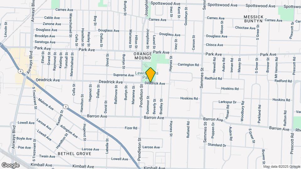 1496 Dunmoor St Map and Location Details