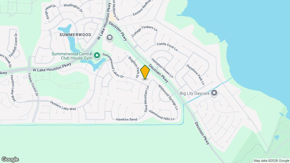 13606 Caney Springs Ln Mapa y Detalles de la Ubicación