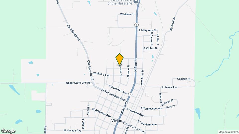 701 N Cypress St Map and Location Details