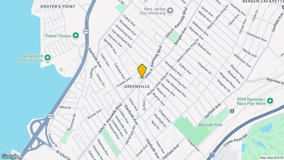 1817 John F. Kennedy Blvd Map and Location Details