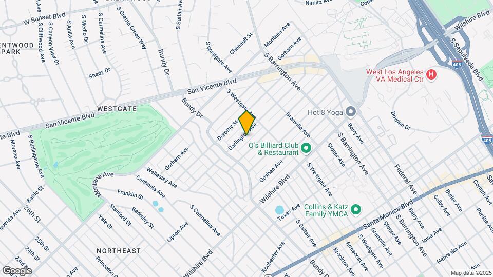 11948 Darlington Avenue #3 Los Angeles Map and Location Details