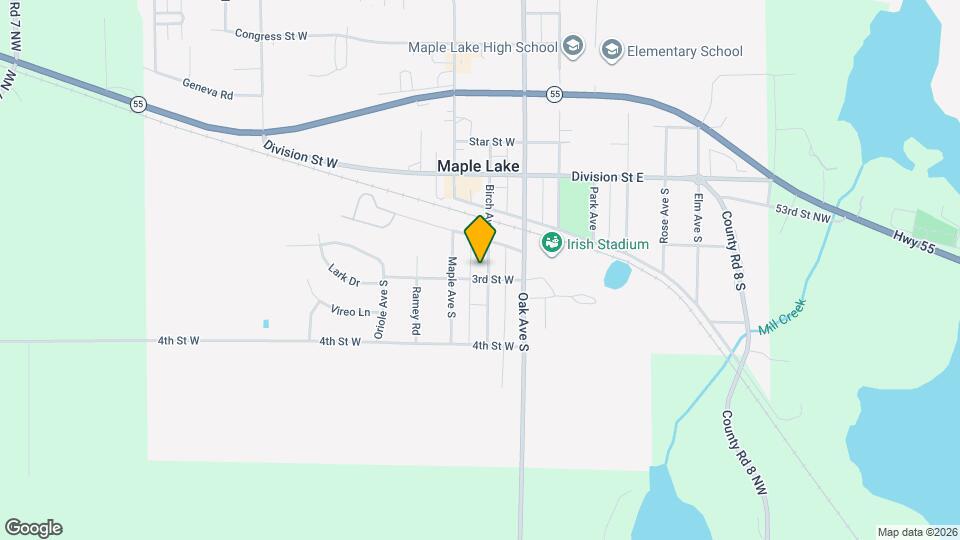 216 Birch Ave S Map and Location Details