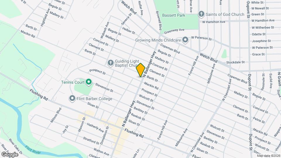 1401 N Ballenger Hwy Map and Location Details