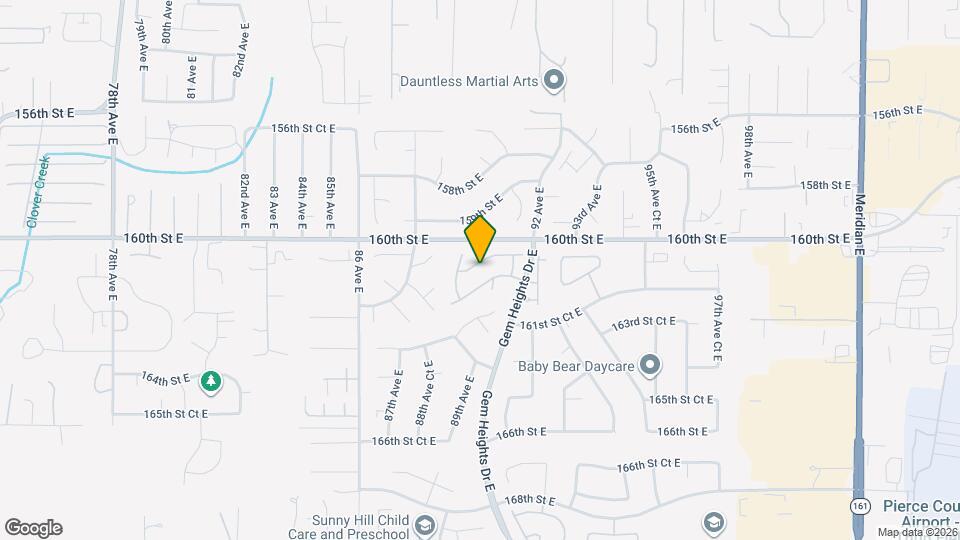 8928 160th St Ct E Map and Location Details