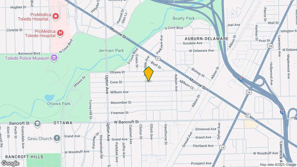 1657 Cone St Map and Location Details