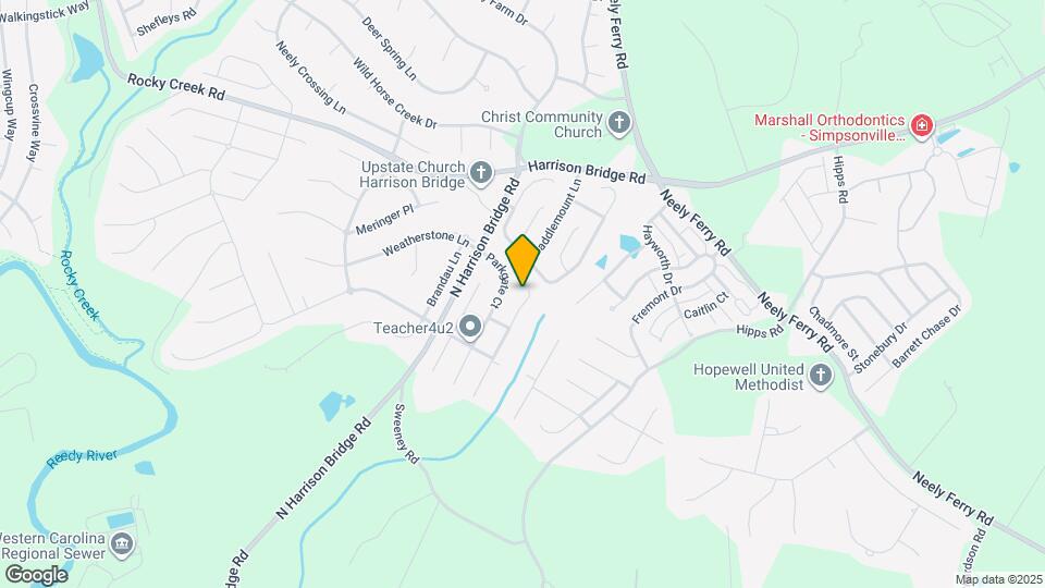 611 Westbury Way Mapa y Detalles de la Ubicación