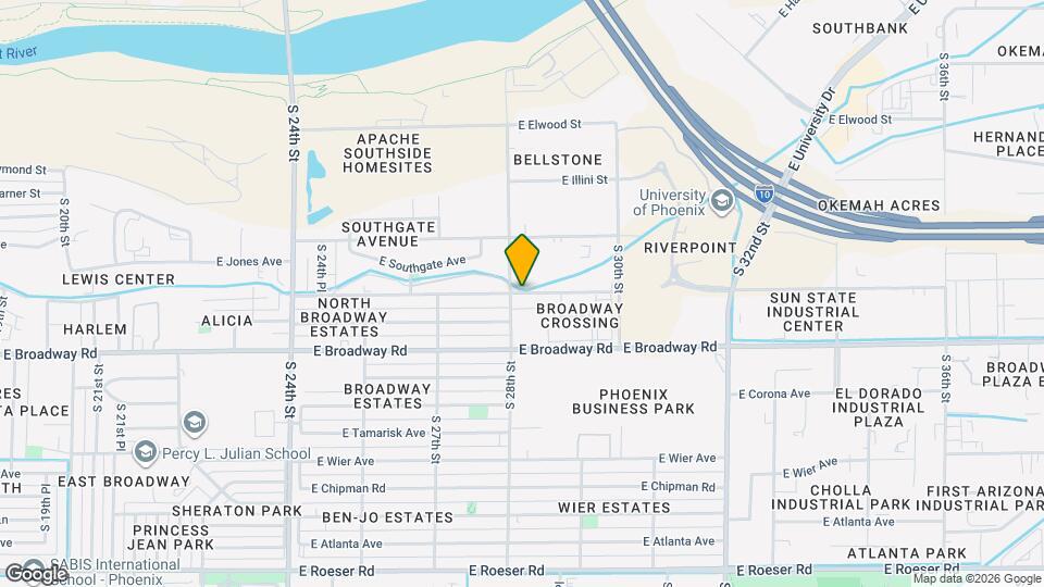 2813 E St Map and Location Details