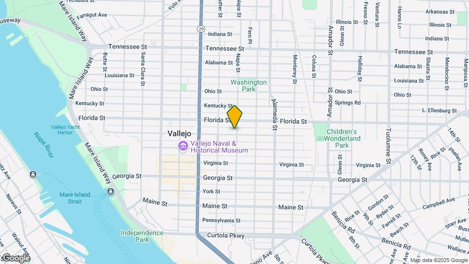 744 Carolina St, Unit Upper 1 bedroom Map and Location Details