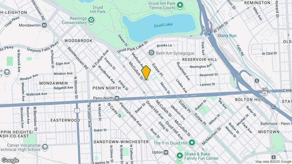 1121 Whitelock St Map and Location Details