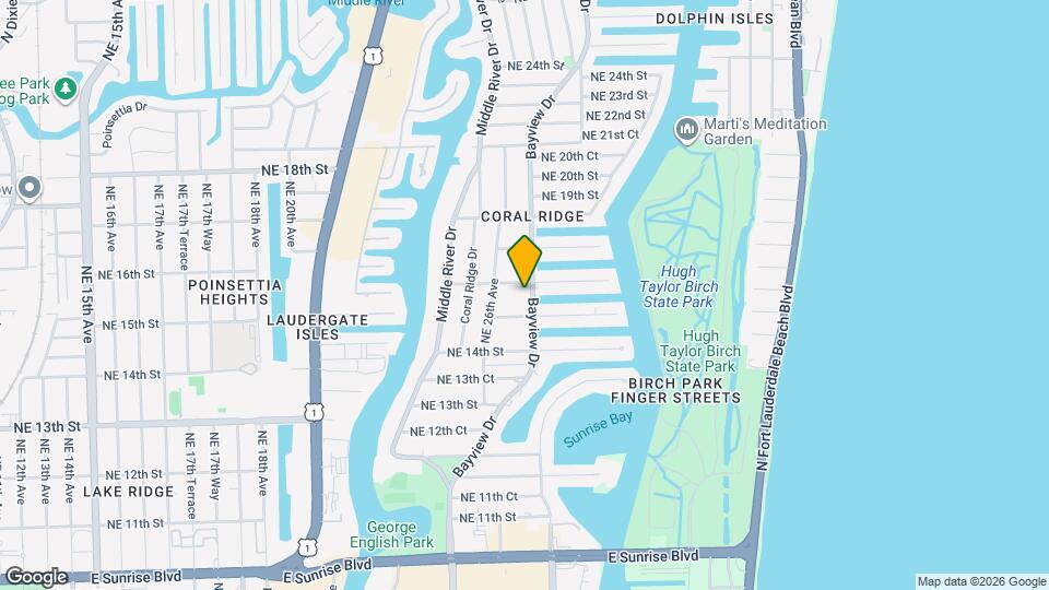 1519 Bayview Dr Map and Location Details