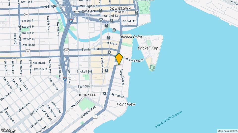 951 Brickell Ave Map and Location Details