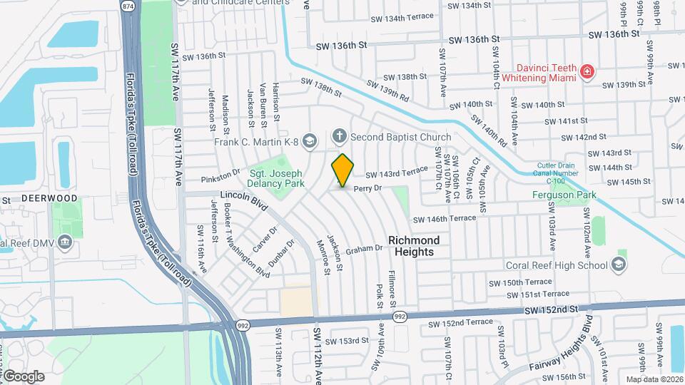 14400 Polk St Map and Location Details