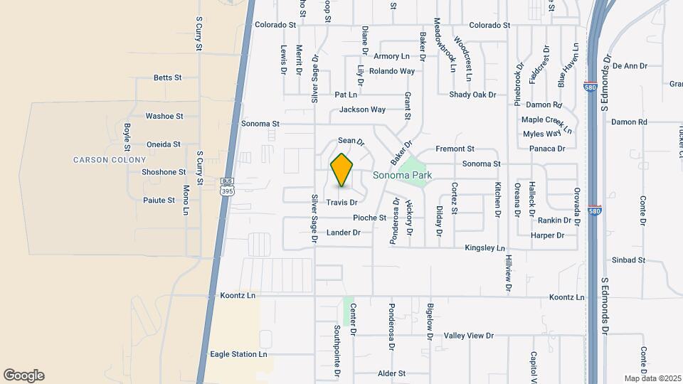 3101 Chubasco Way Map and Location Details
