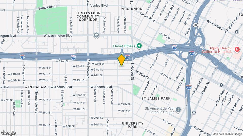 1275 W 23rd St Mapa y Detalles de la Ubicación