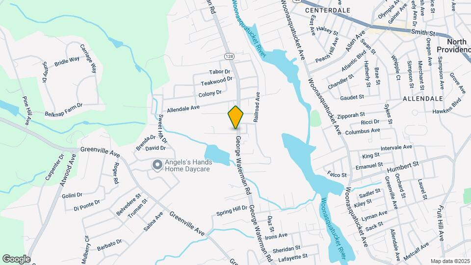 246 George Waterman Rd Map and Location Details