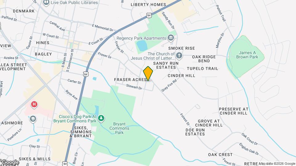 402 Myrtle Ln Map and Location Details