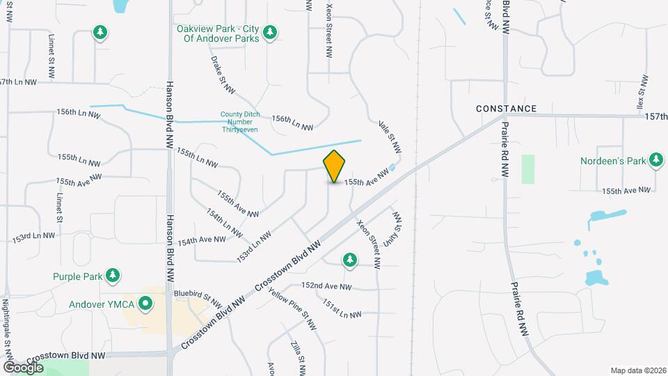 15493 Yellow Pine St NW Map and Location Details