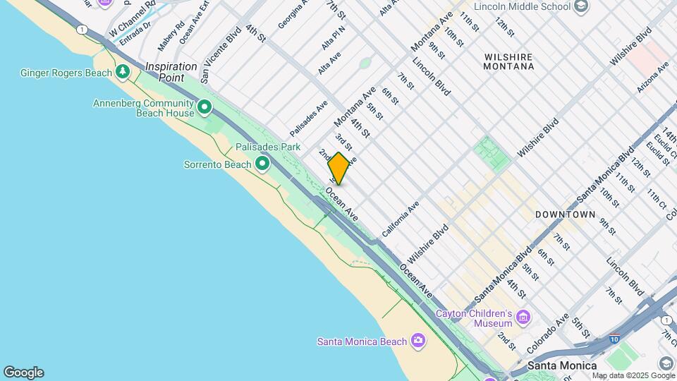 915 Ocean Ave Map and Location Details