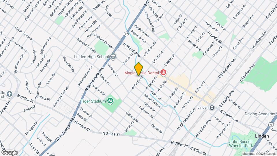 200 W Curtis St Map and Location Details