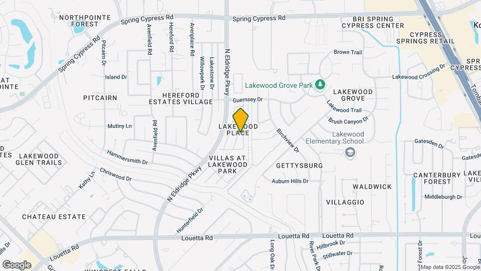 16030 Summerville Lake Dr Map and Location Details