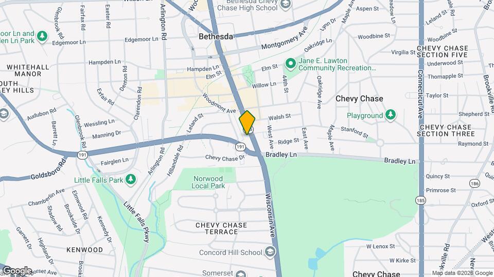 6820 Wisconsin Ave Map and Location Details