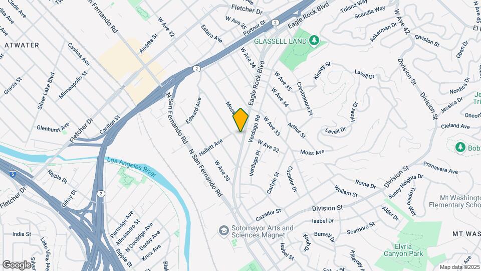3219 Eagle Rock Blvd Map and Location Details