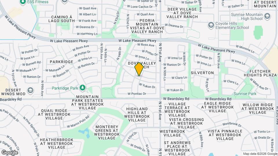 20434 N 92nd Ln Map and Location Details