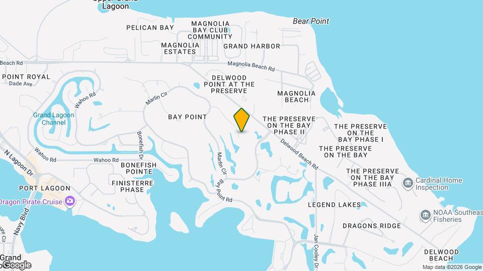 631 Amberjack Dr Map and Location Details