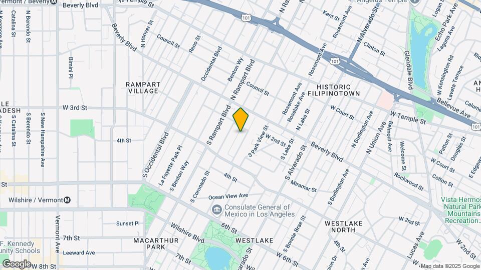 217 S Carondelet St Map and Location Details