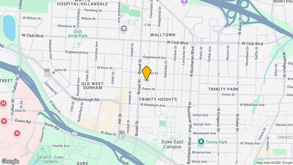 909 Clarendon St Map and Location Details