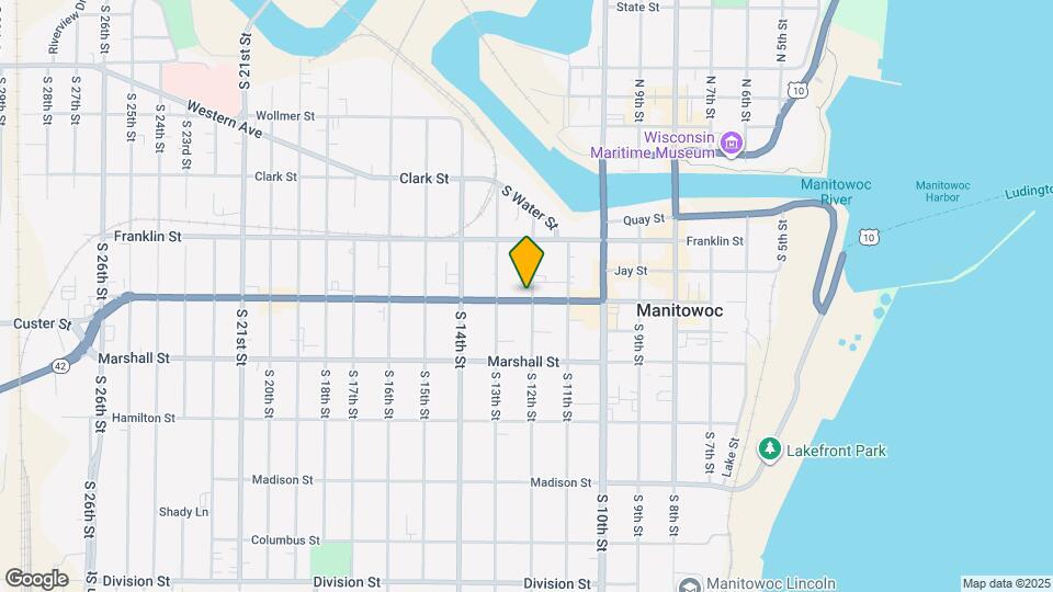 1204 Washington St Map and Location Details