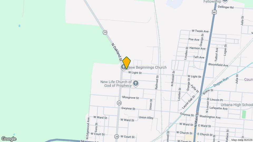 716 W Light St Map and Location Details