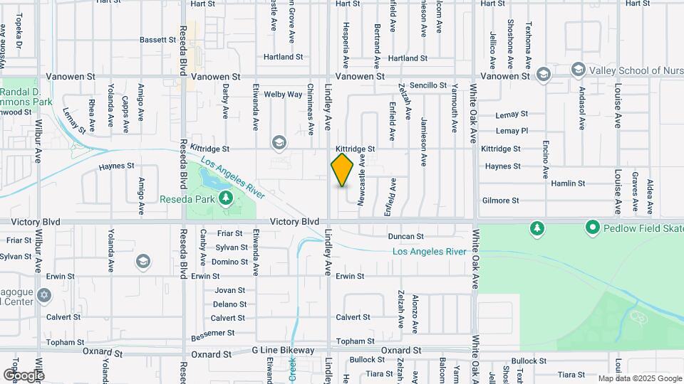 6447 Hesperia Ave Map and Location Details