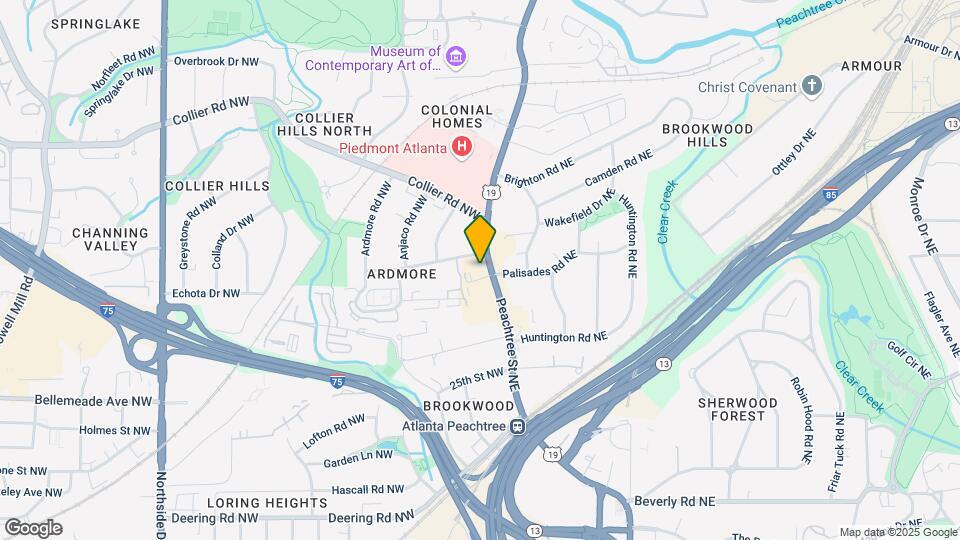 1820 Peachtree Rd NE Map and Location Details