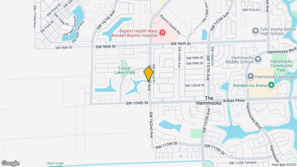 10101 SW 162nd Ct Map and Location Details