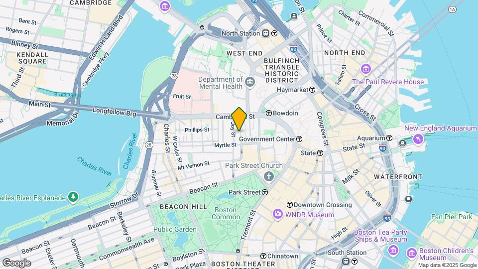 43 Hancock St, Unit 3 rd floor Map and Location Details