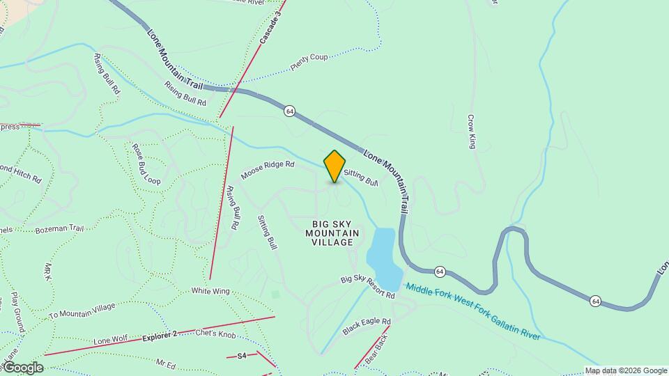 21 Sitting Bull Rd, Unit Furnished 2BR Loft in Scenic Mountain Village Map and Location Details