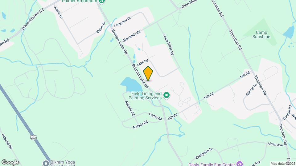 403 Brinton Lake Rd Map and Location Details