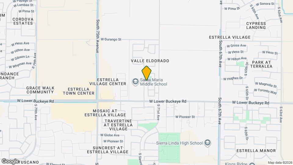 2440 S 71st Ln Mapa y Detalles de la Ubicación