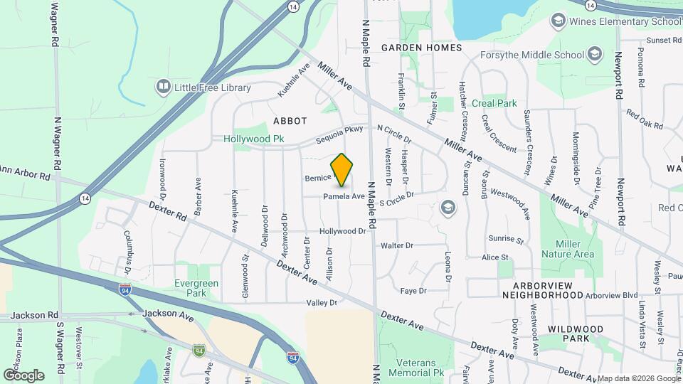 2546 Pamela Ave Mapa y Detalles de la Ubicación