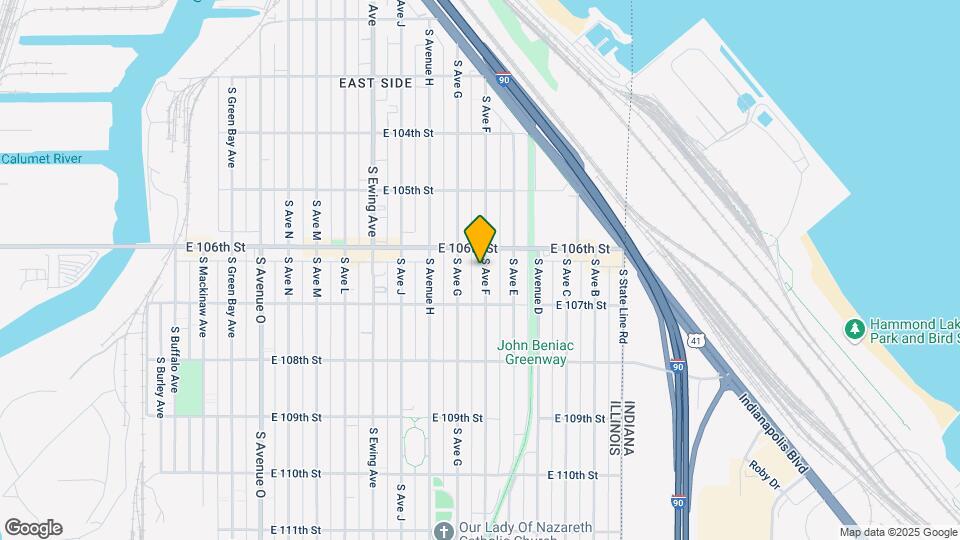 10620 S Ave F Mapa y Detalles de la Ubicación