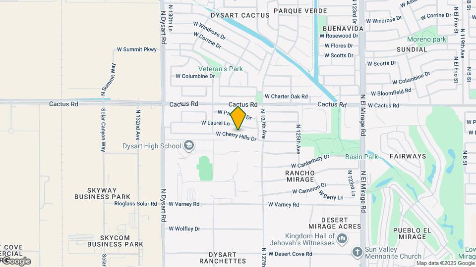 12754 W Cherry Hills Dr Mapa y Detalles de la Ubicación