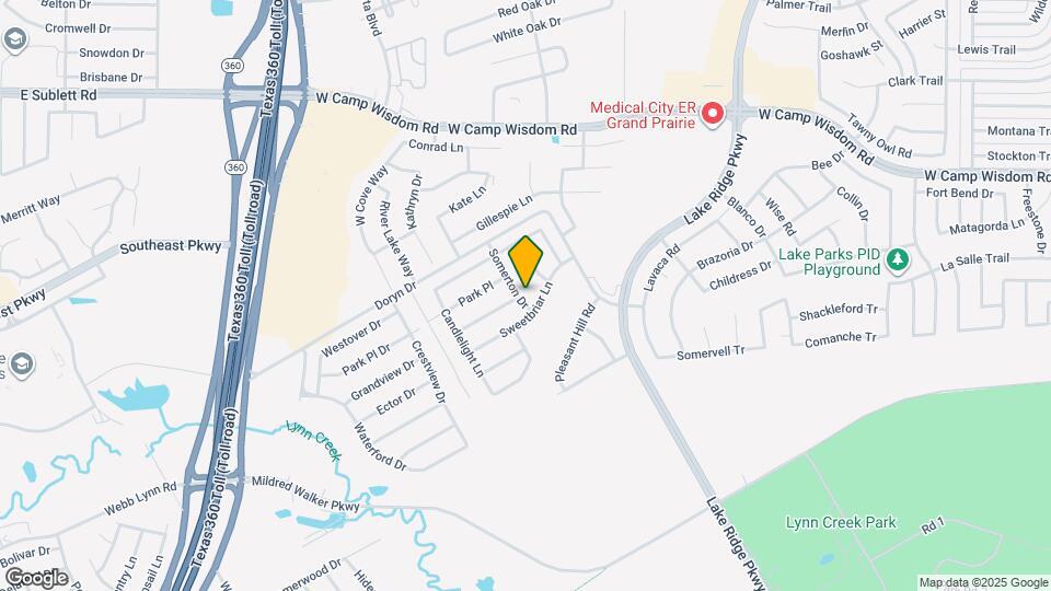 5848 Somerton Dr Map and Location Details