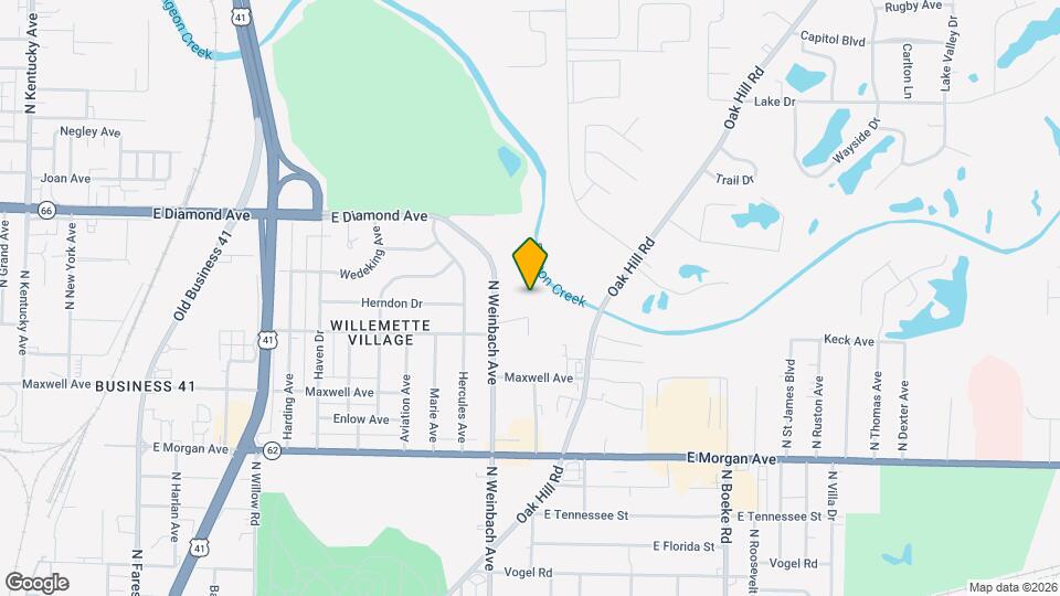 2015 N Weinbach Ave Map and Location Details