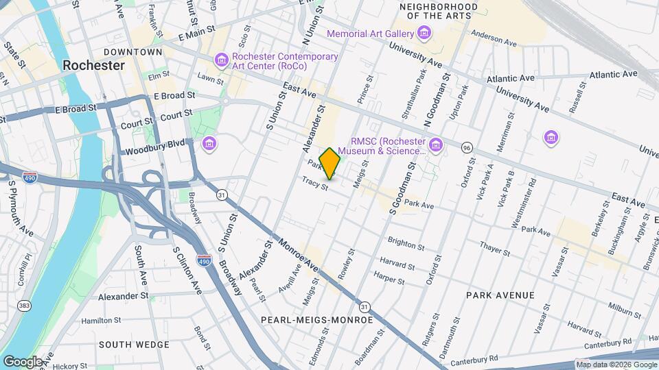 22 Tracy St Map and Location Details