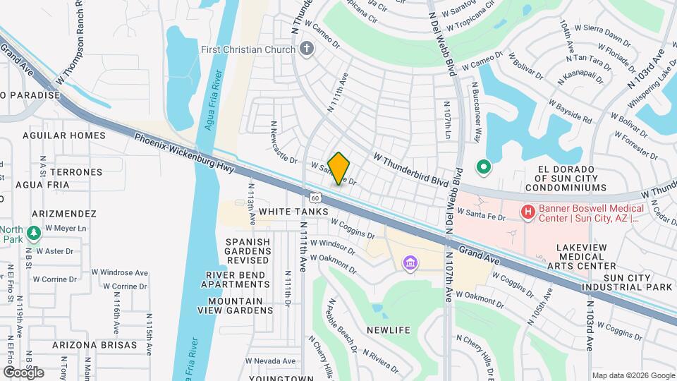 10935 W Santa Fe Dr Map and Location Details